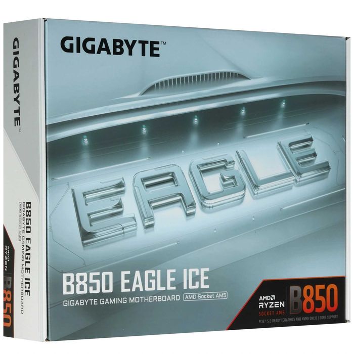 - Материнская плата MB Gigabyte AMD AM5 B850 EAGLE ICE DDR5