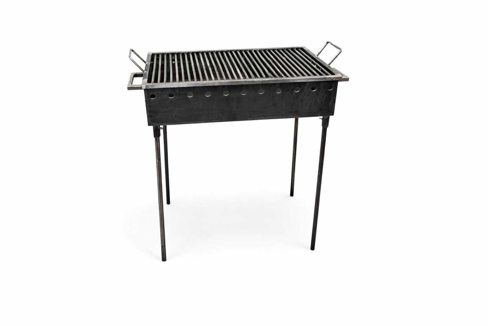 Gratar de gradina din tabla de 3 mm dimensiuni 60/40/85h