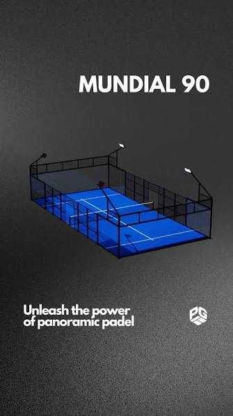 3 Terenuri Padel Profesionale GALIS MUNDIAL 90 Noi | Complet Echipate