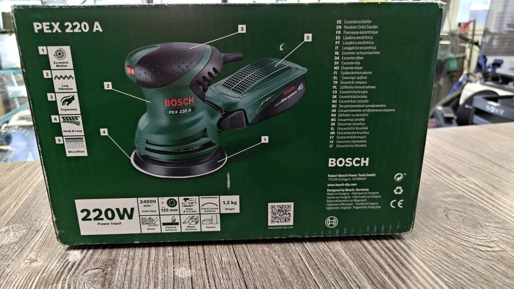 Виброшлайф Bosch PEX 220A