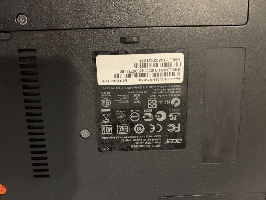 Продам ноутбук Acer