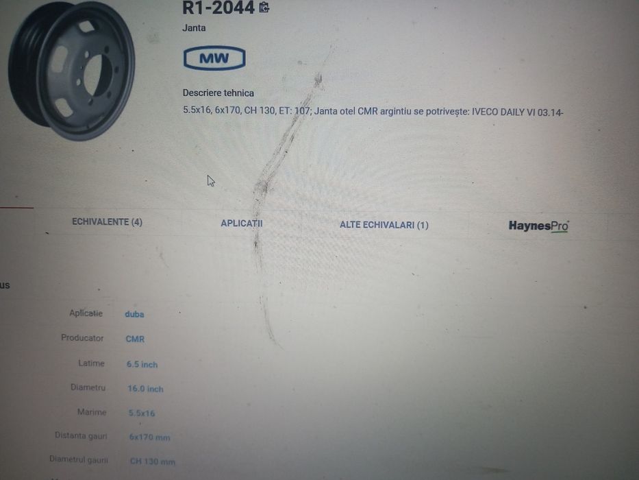 Janta NOUA iveco daily  janta punte dubla piese iveco daily piulita