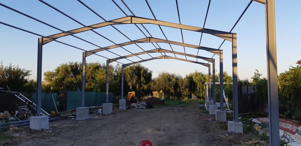 Vând hala metalica pe structura metalica la orice deschidere pentru
Ma