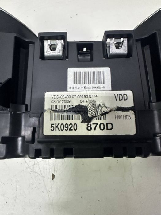 Ceasuri ceas bord maxidot VDO 1.2 1.4 1.6 benzina Golf 6 5K0 920 870 D