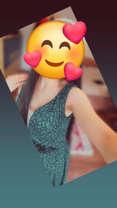 Официялна рокля зелена