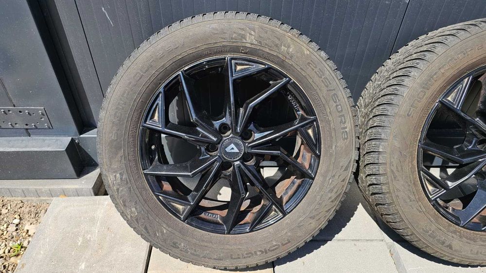 Jante Aliaj ALUTEC pt VOLVO XC60 + Cauciucuri M+S 235 / 60 / R18