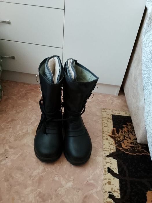 Сапоги зимние, утепленные дутик