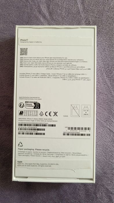 De vanzare iphone 17 Black