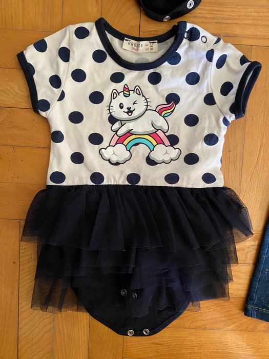 Бебешки дрешки за момиче 6-9-12 м