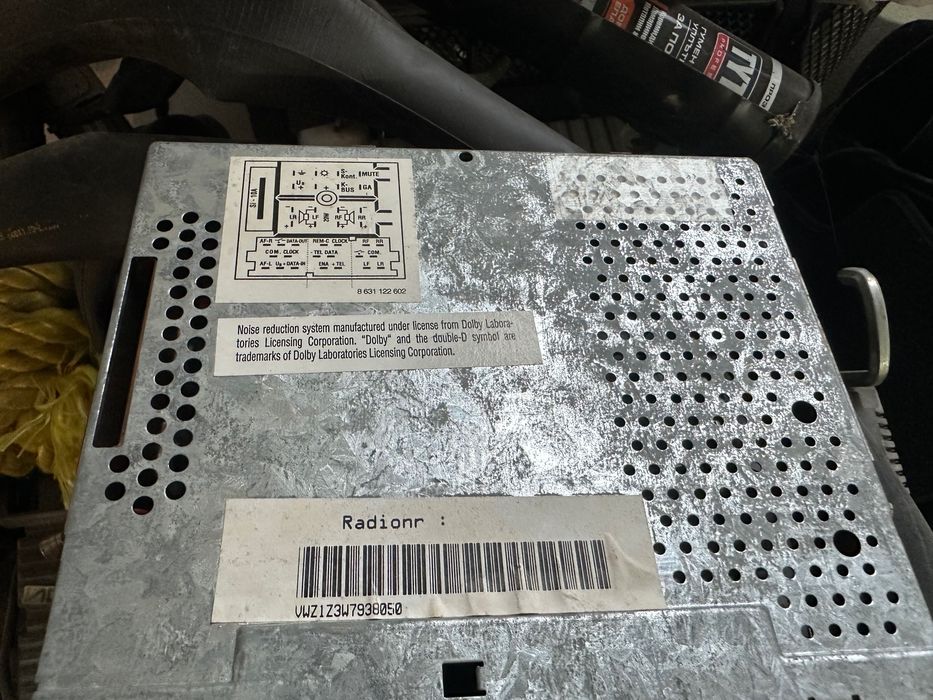 Radio casetofon gama Vw