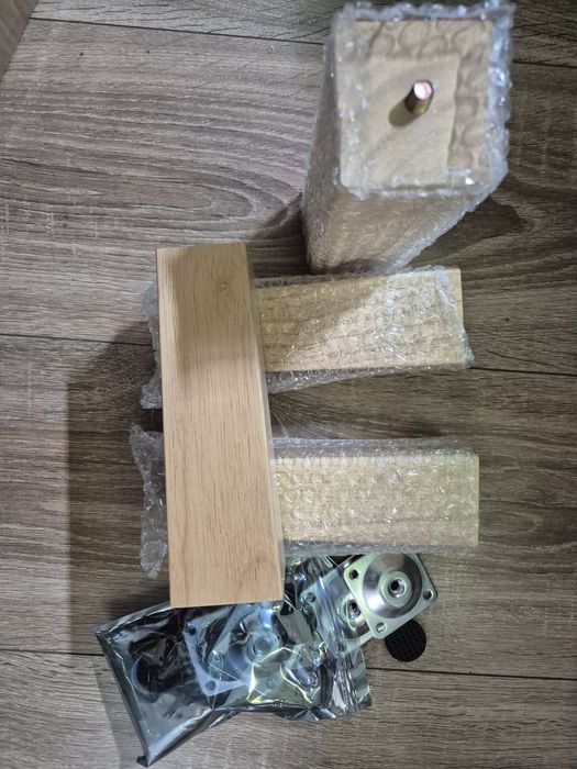 Set 4 picioare lemn masiv pentru pat, mobila, noi