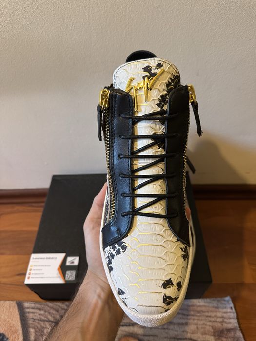 Giuseppe Zanotti White Black Boots High