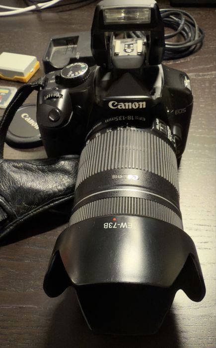 Foto: Pachet Canon EOS 7D si EOS 450D + 3 obiective, blitz, accesorii