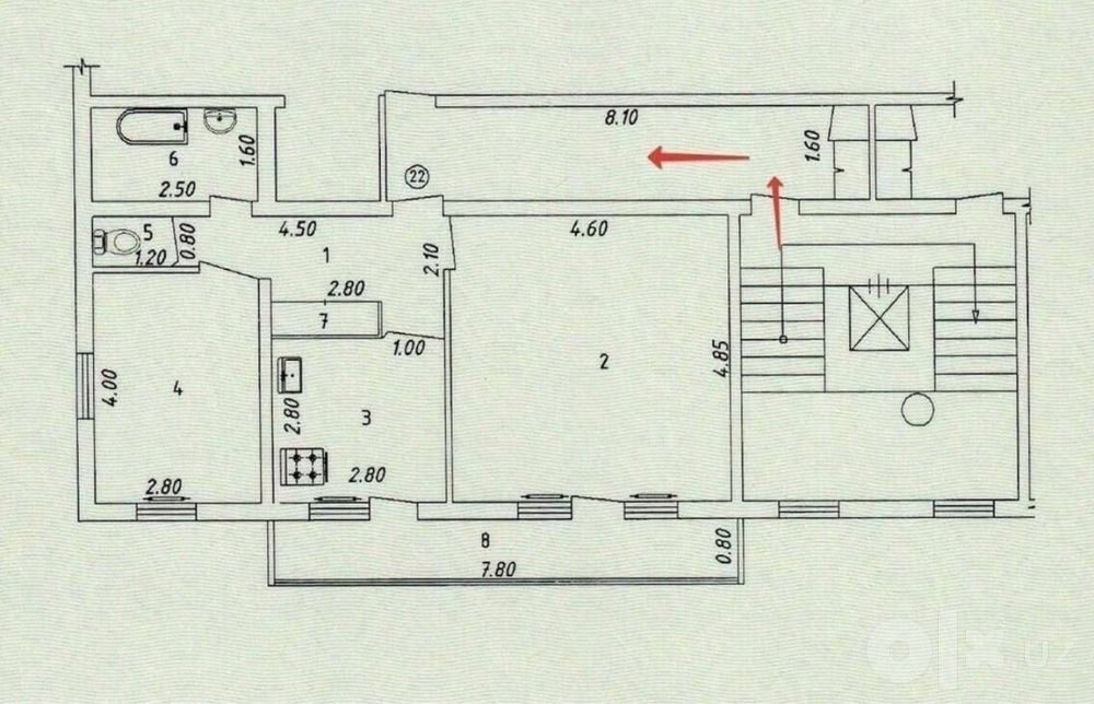 СРОЧНО Чиланзар-15 Жуковский 2х Комнатная Квартира 59м² - СВОЯ