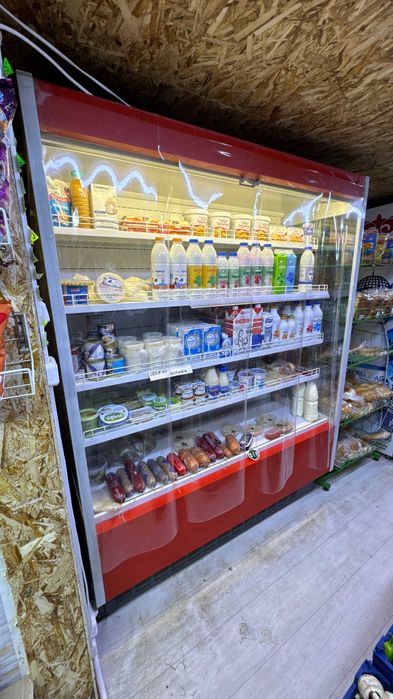 Холодильная горка открытый холодильник для молочки колбасы сыра айрана