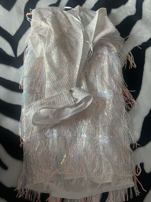 Rochie de ocazie alba marime l