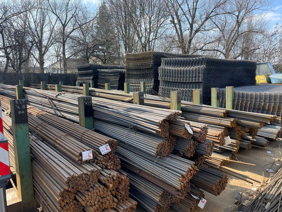 Fier beton - livrare la 12m - se basculeaza direct în șantier-