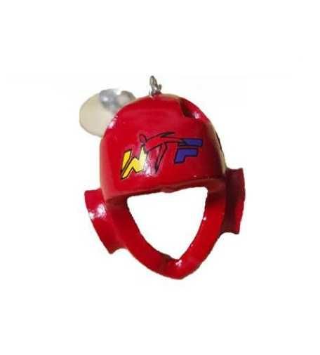 Брелок "Шлем тхеквондо WTF" Red, Blue