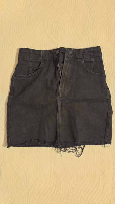 Дънкова пола, черна