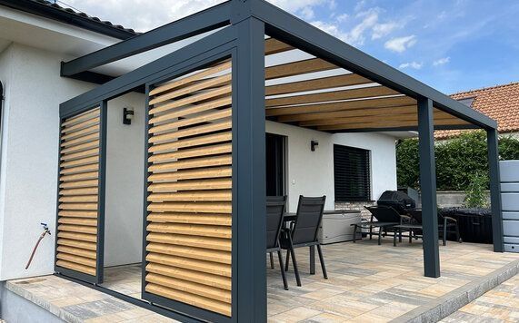 Foișoare terase pergole moderne