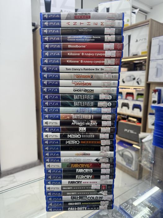 Б/У диски ps4/ps5