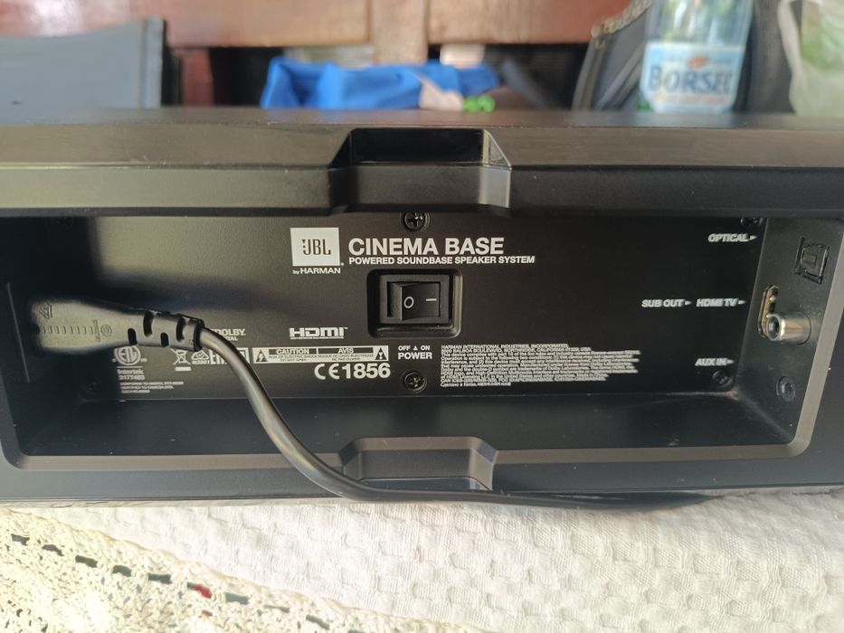 JBL Cinema base soundbar subwoofer integrat