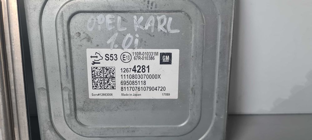 Компютър двигател Opel Karl 1.0i 2017г.
