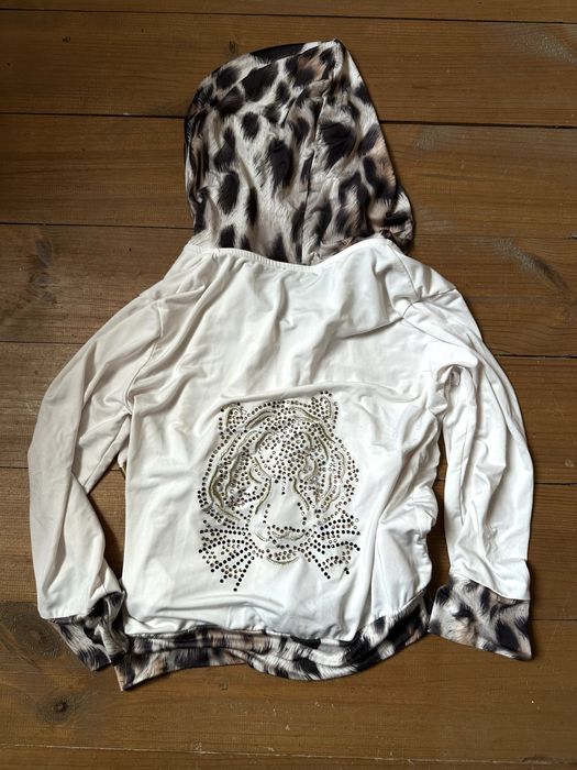 Костюм за момиче цвят леопард с кристали и камъни (2-3 год)