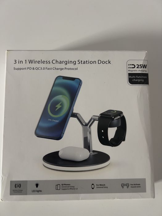 Incarcator wirelles 3 in 1 Amazon