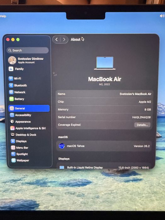 MacBook Air 13 M2 256GB 50 цикъла