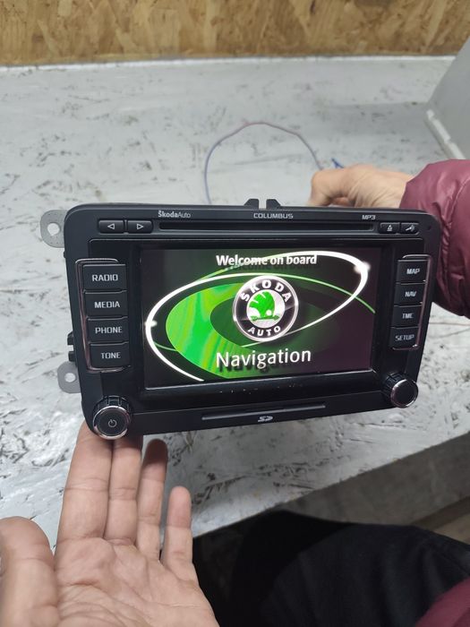 CD Dvd navigatie auto Rns 510 columbus hdd 20gb Passat Skoda