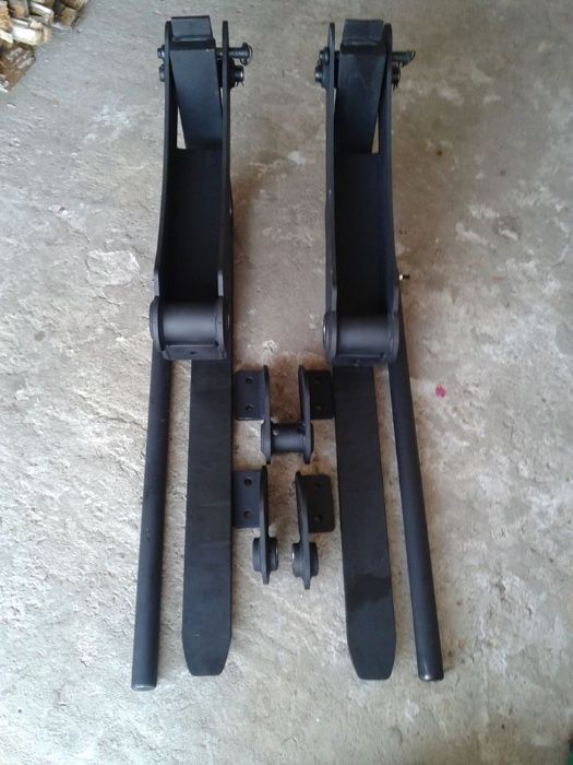 Kit furci rabatabile - buldoexcavator, încărcător frontal, telescopic.