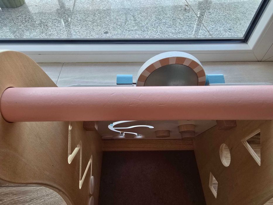 Дървена играчка Moni Toys за прохождане, 12 месеца +