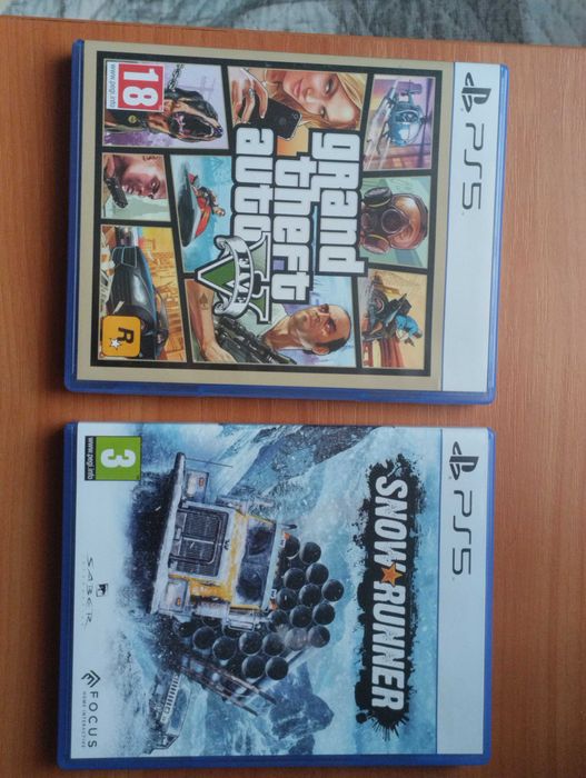 PlayStation 5 Standart Edition, Slim + джойстик + snowrunner,gta5