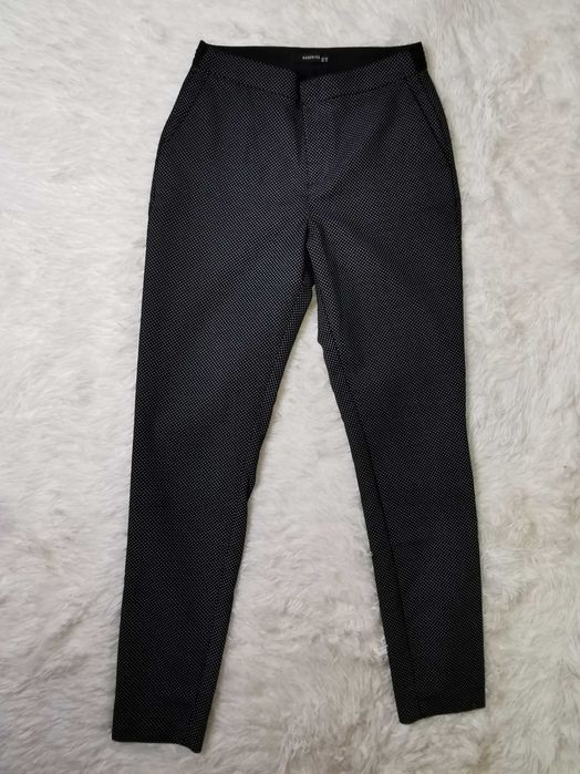 Pantaloni eleganti office negri buline albe marimea 34 Reserved