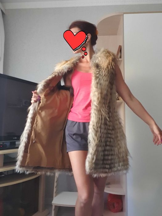 Безрукавка меховая