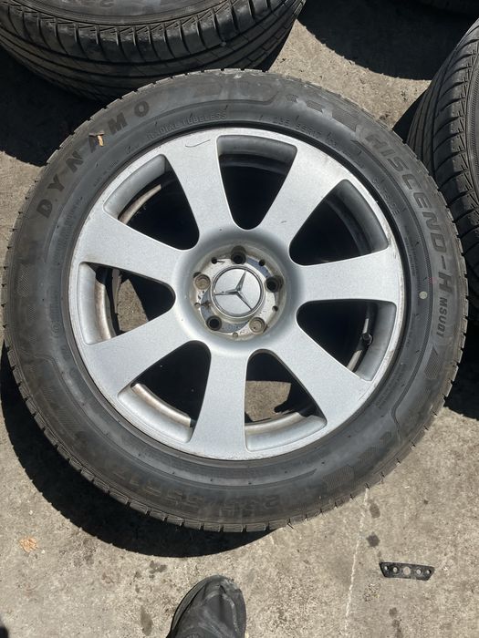 Джанти 5 броя с 4 нови гуми Mercedes 17 цола