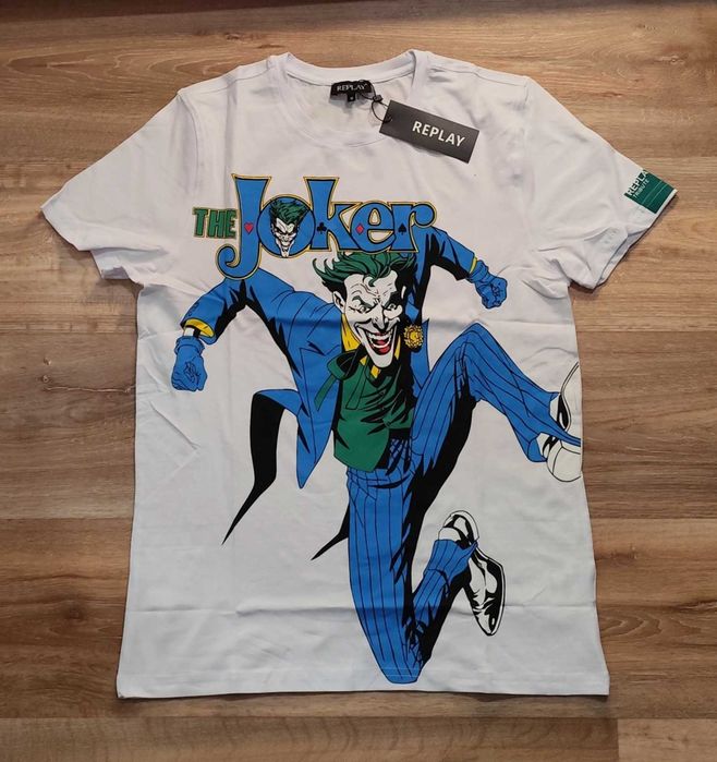 Мъжка фланелка тениска блуза Joker replay