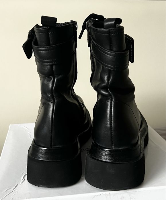 Женские кожаные ботинки (37)
