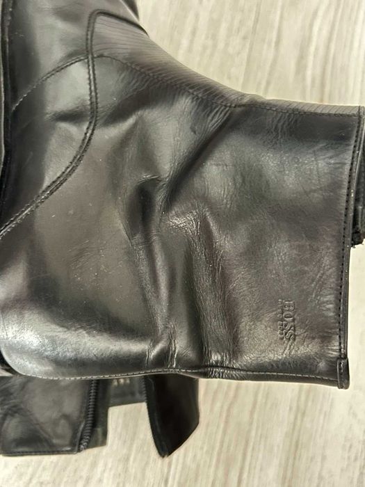 Мъжки кожени боти Hugo Boss