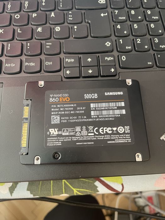 ssd 870 evo 500gb sanatate 100%