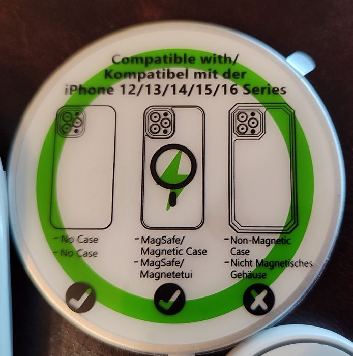 Безжично зарядно за iPhone 12,13,14,15