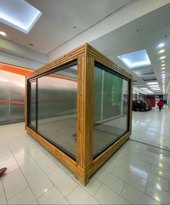 Container vitrina chiosc magazin modular birou containere pentru mall
