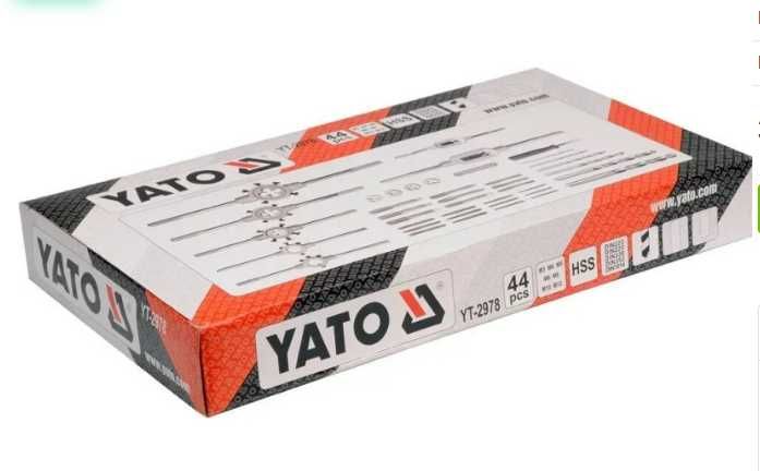 Trusa YATO YT-2978 Tarozi si Filiere M3-M12 HSS 44buc