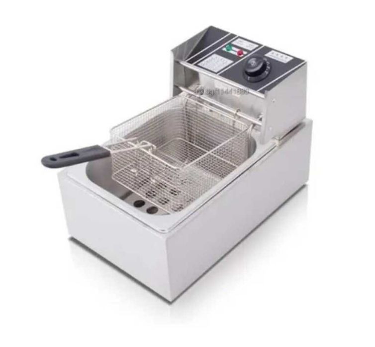 Професионален фритюрник 6L / 2500W - неръждаема стомана