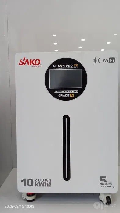SAKO 10kw litiy temir fasfat akumlyatorlar