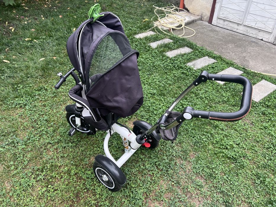 Vand tricicleta Trike Fix V3, 3 in 1, rotativa 360°, cu roti fara presiune, pentru copii 1-6 ani, 28cm
