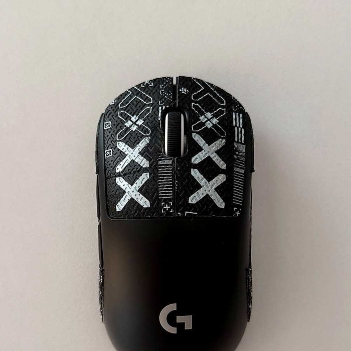 Logitech G Pro X Superlight Wireless + Gripuri + Skates
