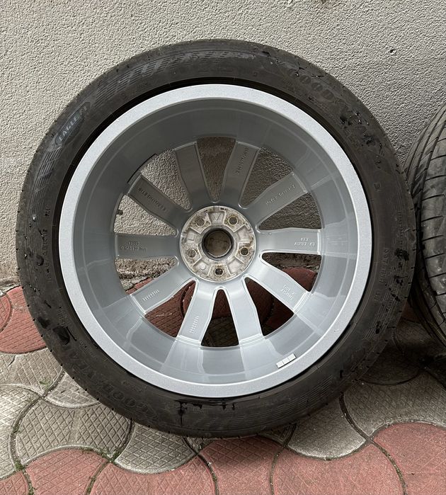 JANTE ORIGINALE AUDI A6 C8 R19 cu anvelope vara GoodYear 245/45 R19