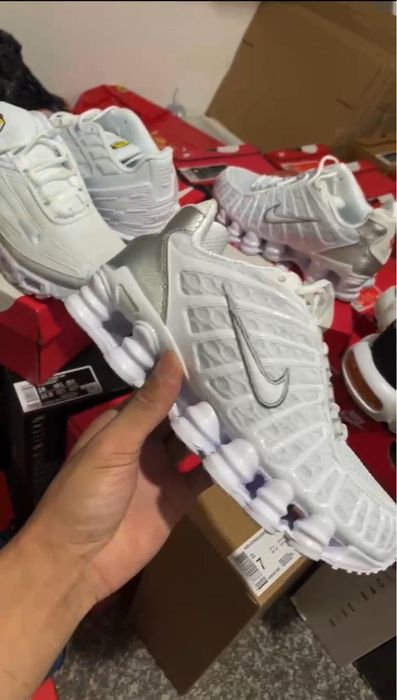 Nike shox alb 40-45